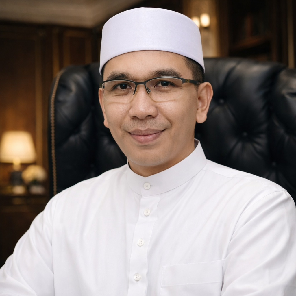 ustaz amin jubah putih